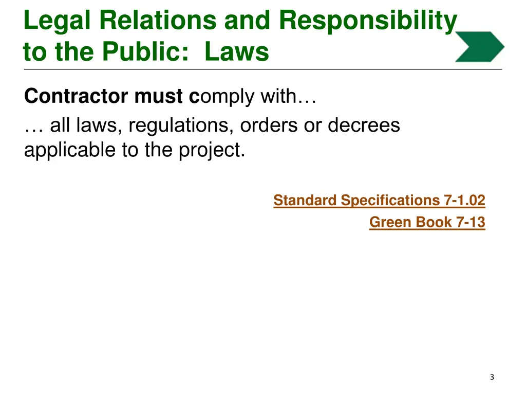 legal relations and responsibility to the public 2