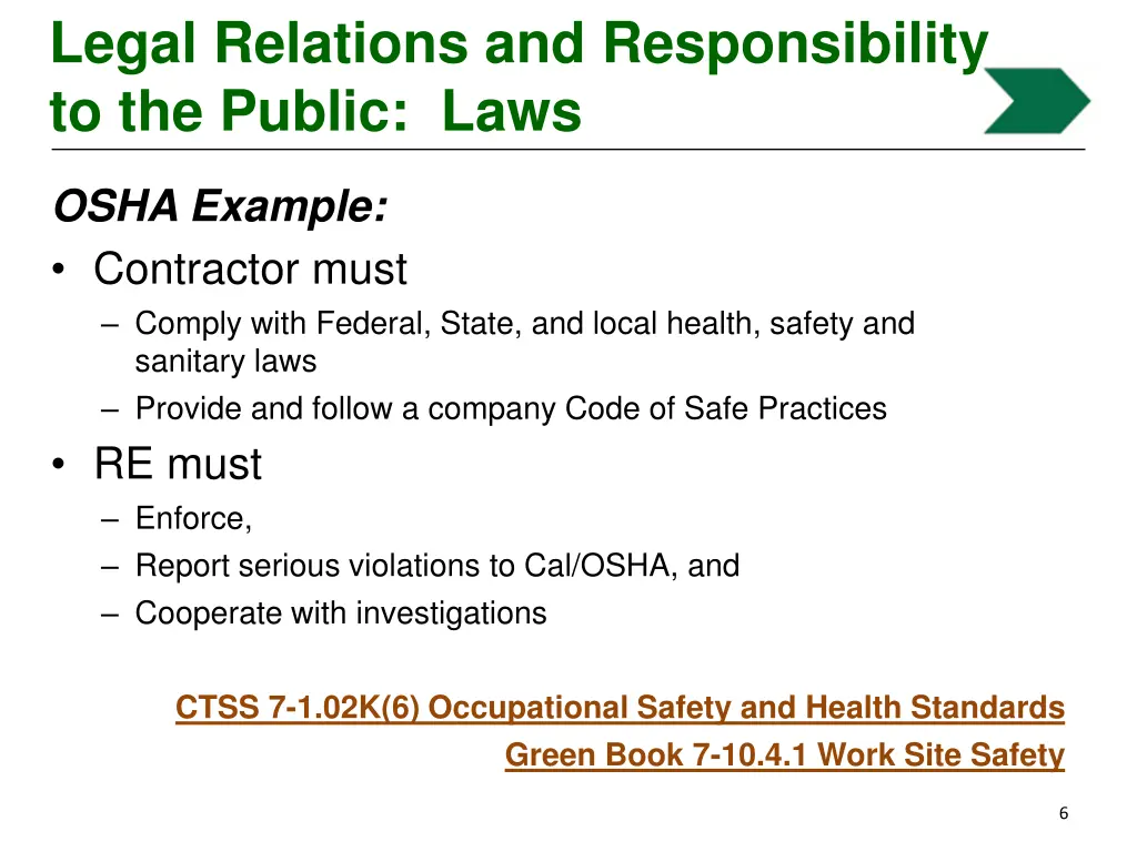 legal relations and responsibility to the public 5