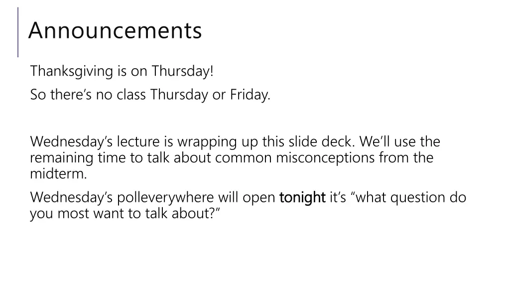announcements 1