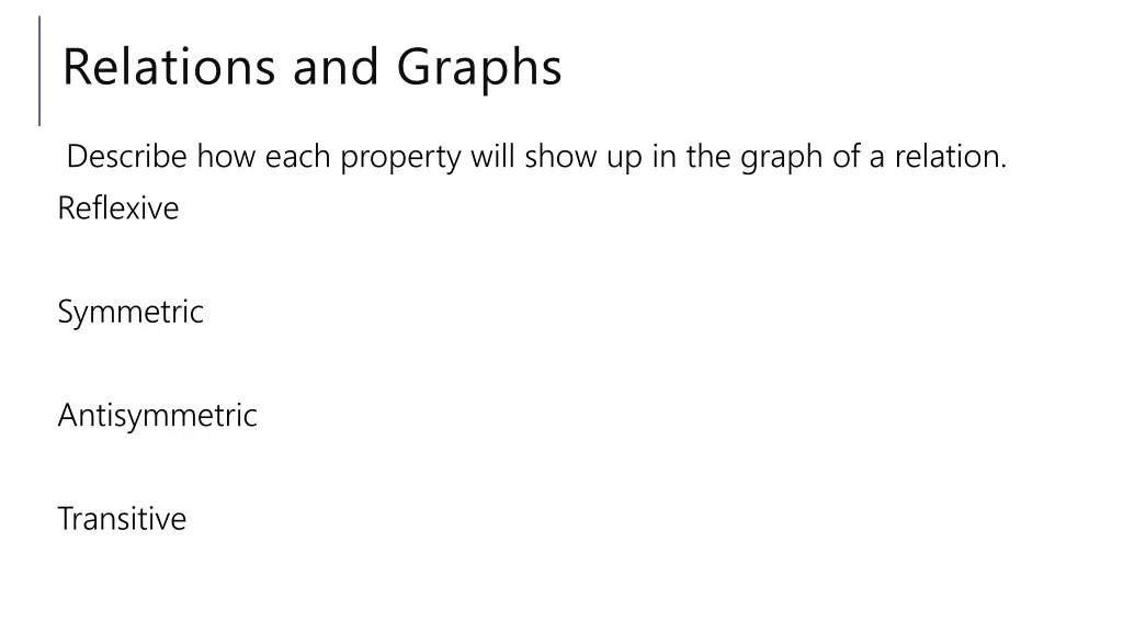 relations and graphs 2