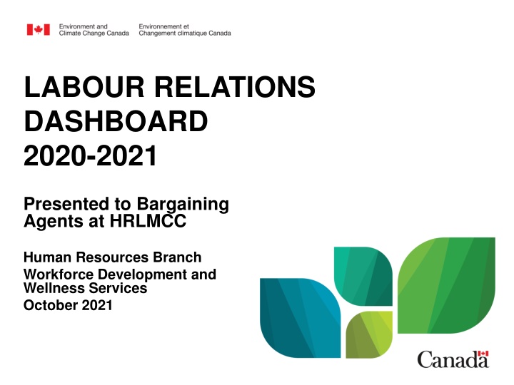 labour relations dashboard 2020 2021