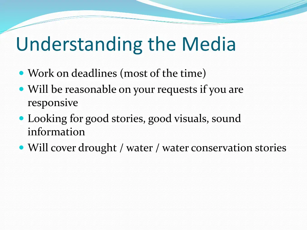 understanding the media