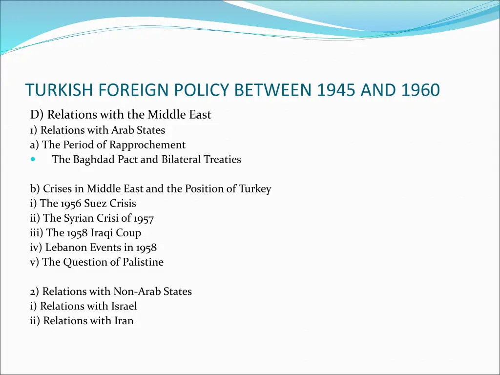 turkish foreign policy between 1945 and 1960 3