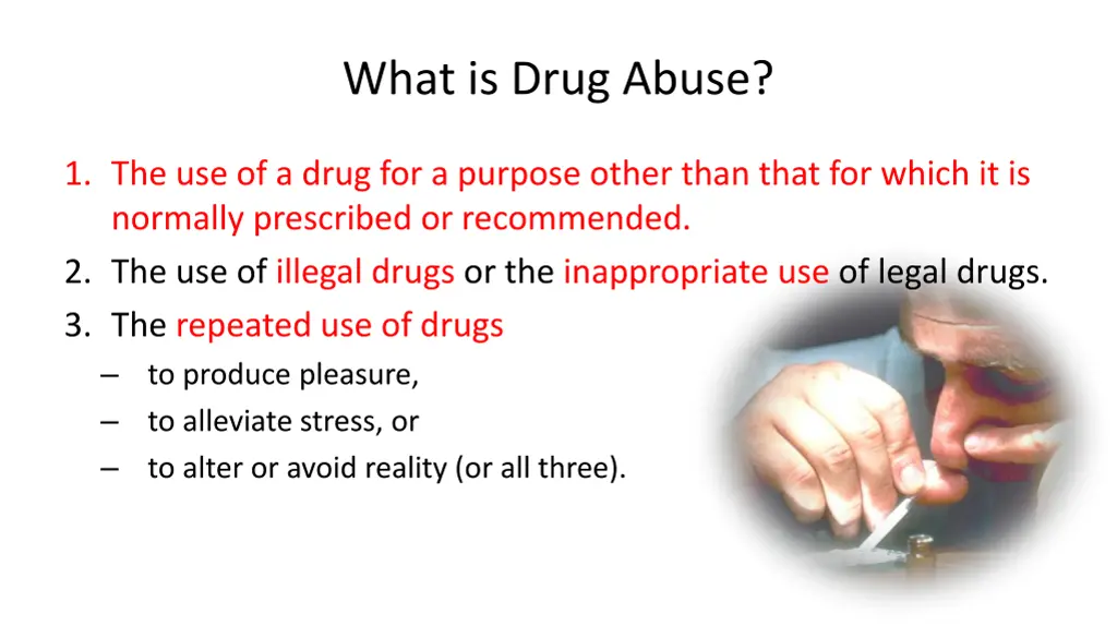what is drug abuse
