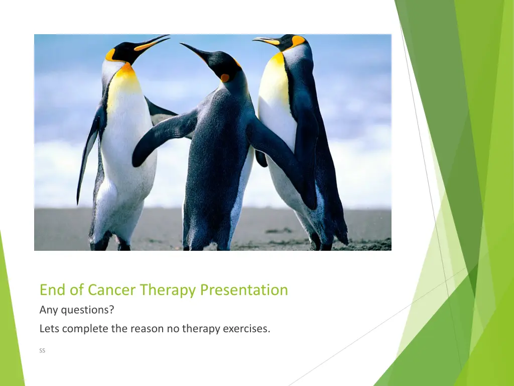 end of cancer therapy presentation any questions