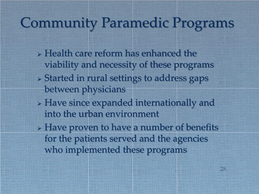community paramedic programs 1