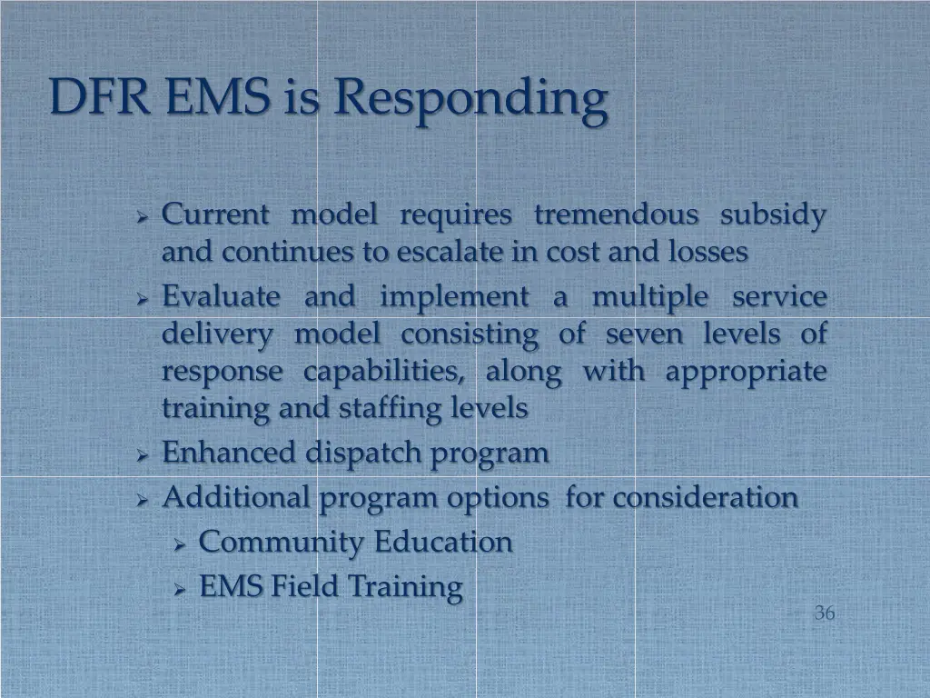 dfr ems is responding