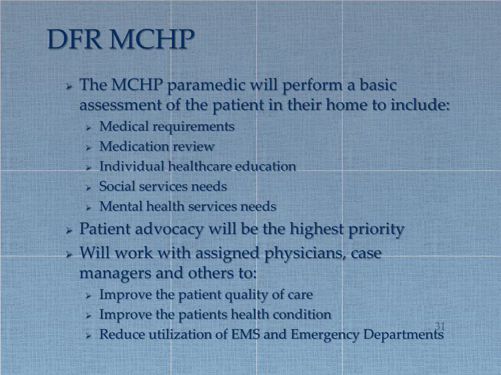 dfr mchp 1