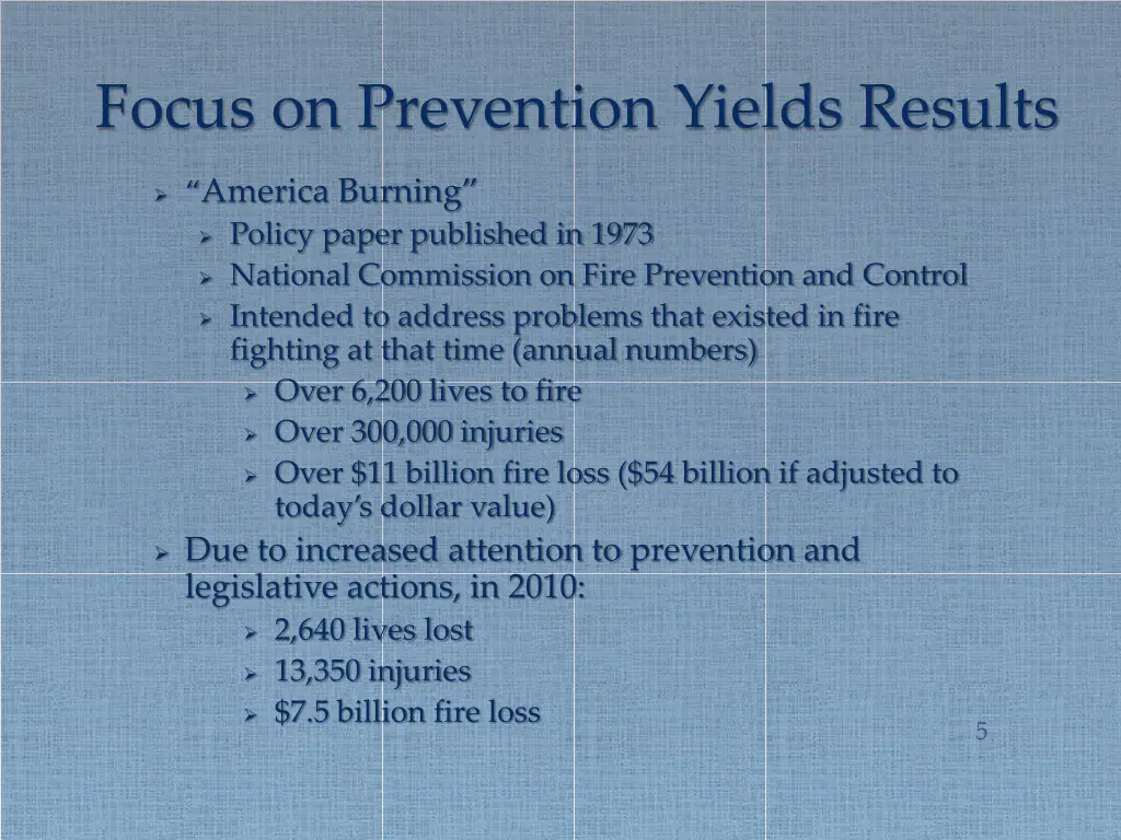 focus on prevention yields results