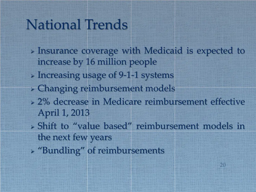 national trends 1