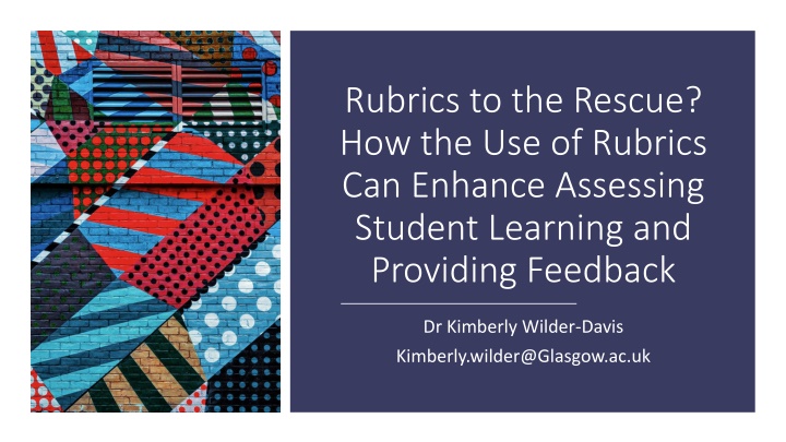 rubrics to the rescue how the use of rubrics