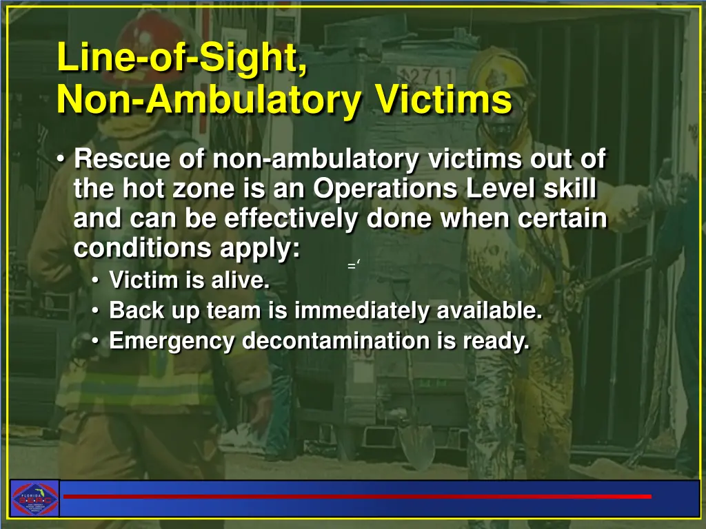 line of sight non ambulatory victims 1