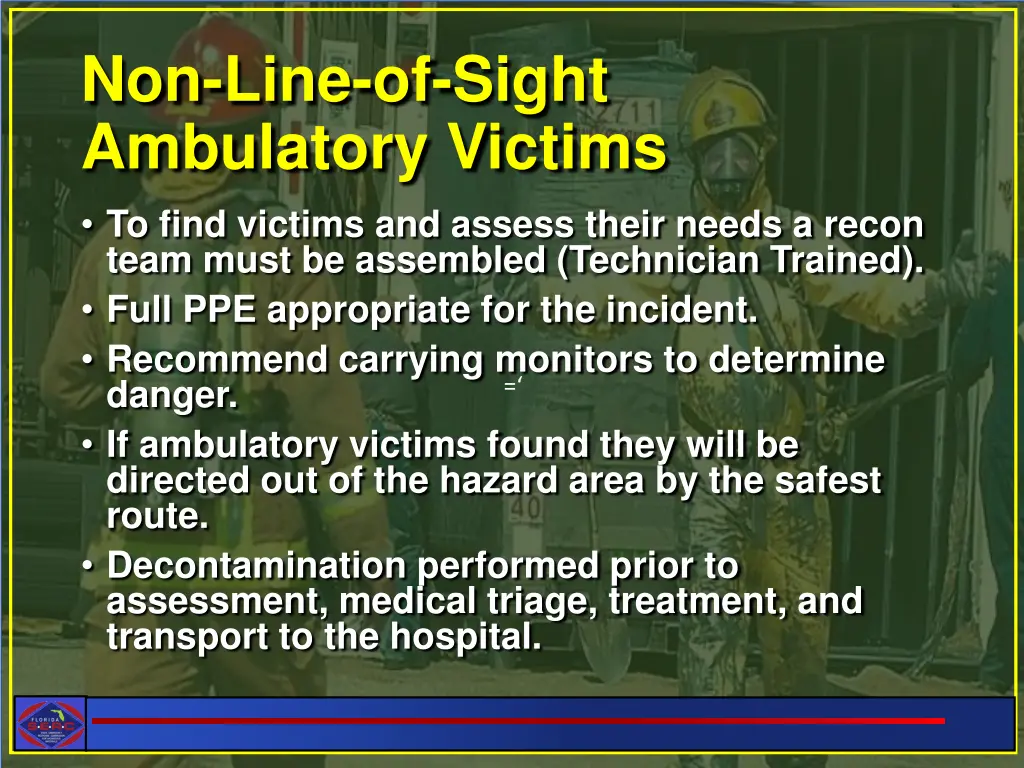 non line of sight ambulatory victims to find
