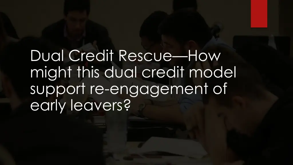 dual credit rescue how might this dual credit 1