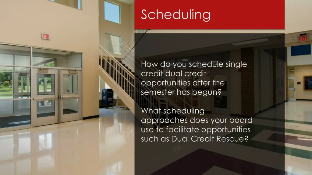 scheduling 1