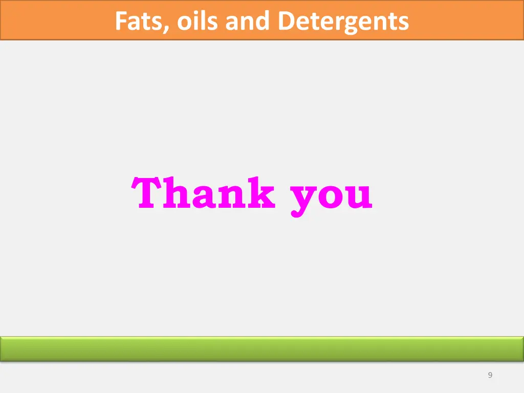 fats oils and detergents 7