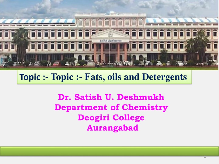 topic topic fats oils and detergents