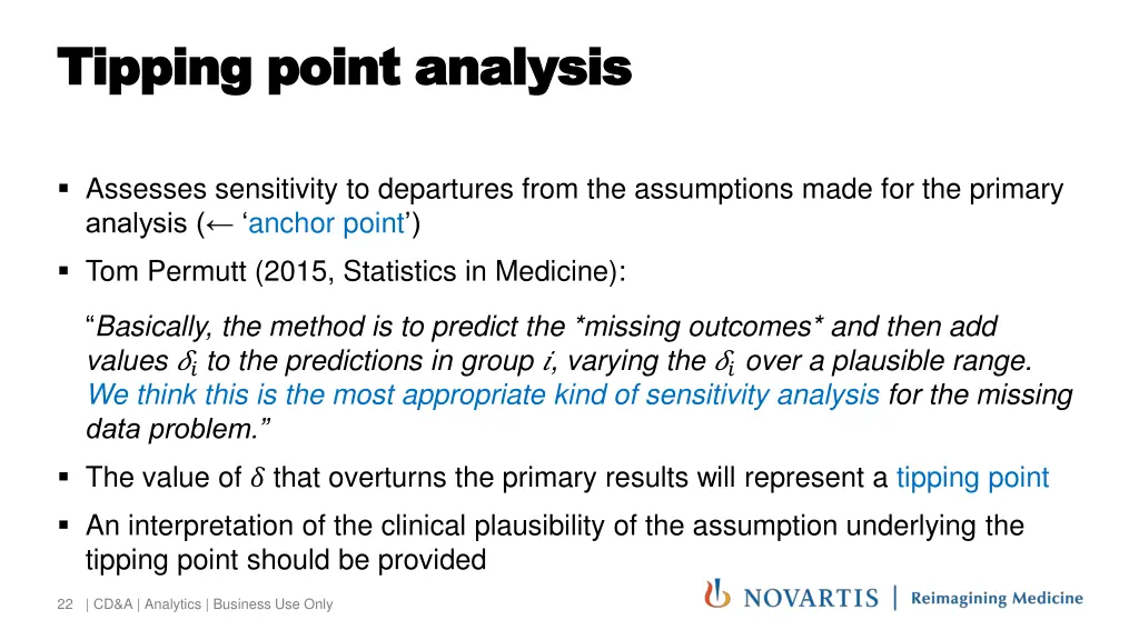 tipping point analysis tipping point analysis