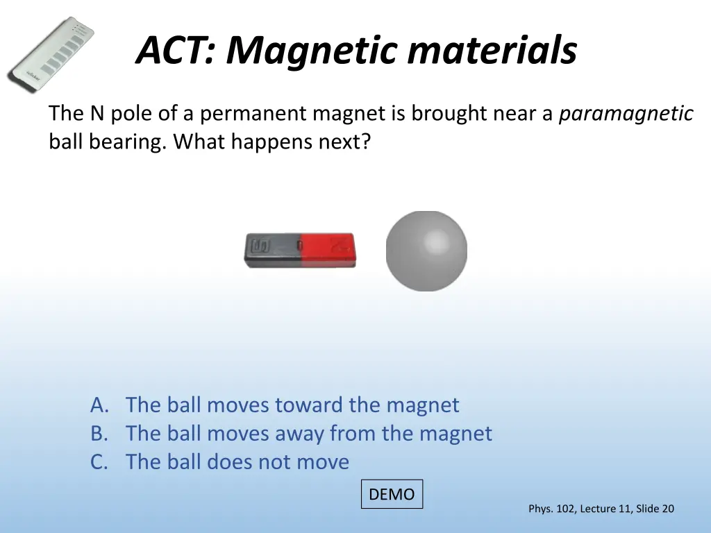 act magnetic materials