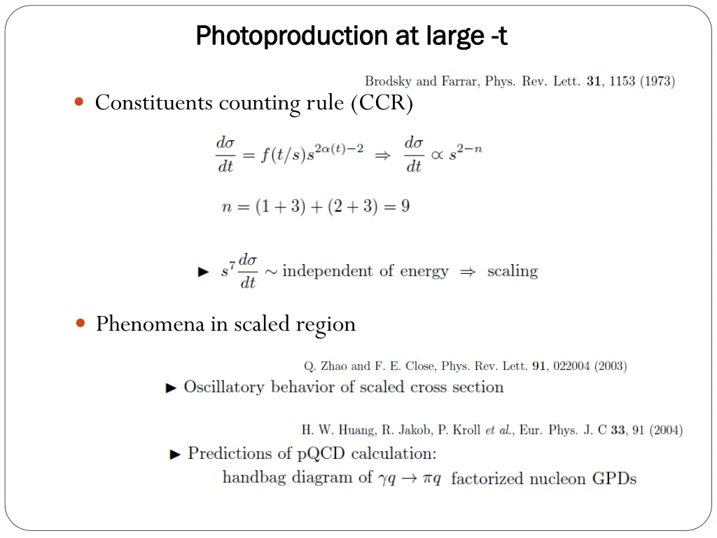 photoproduction at large photoproduction at large