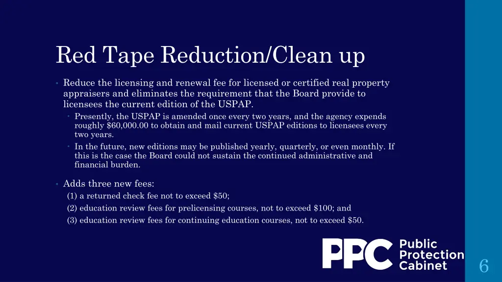 red tape reduction clean up 3