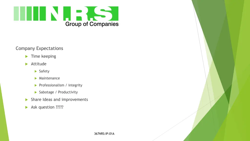 company expectations