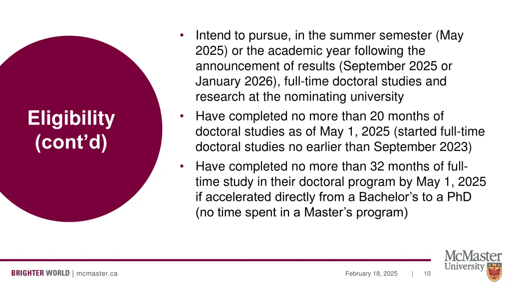 intend to pursue in the summer semester may 2025