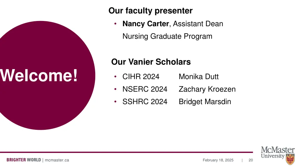 our faculty presenter nancy carter assistant dean