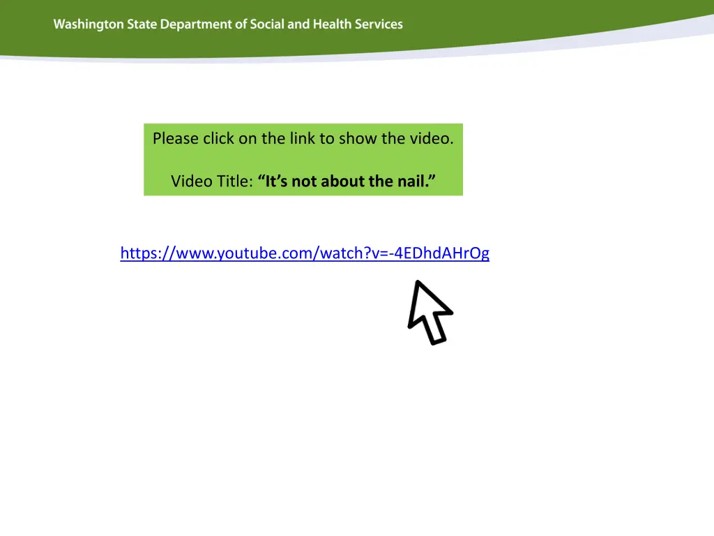 please click on the link to show the video 1