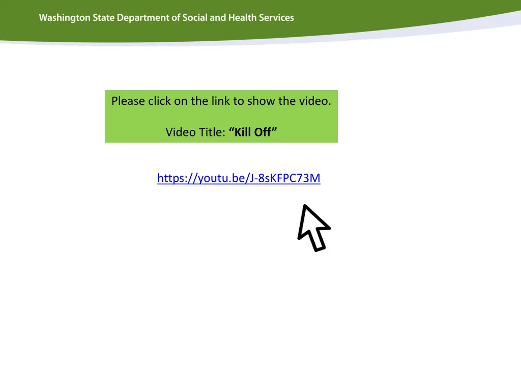 please click on the link to show the video