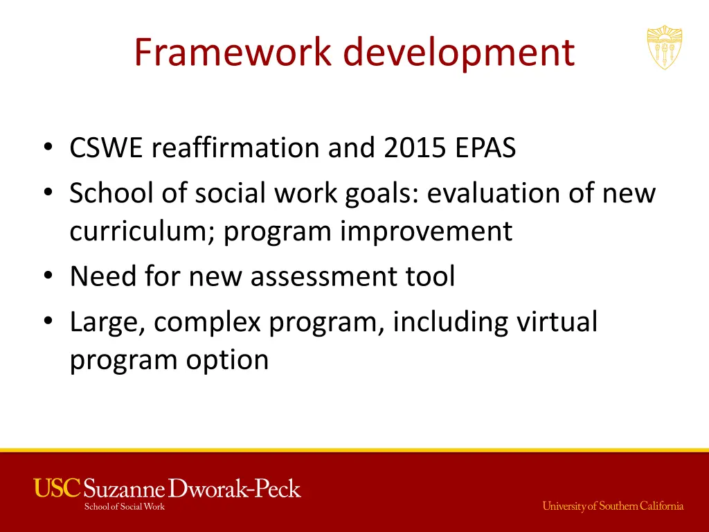 framework development