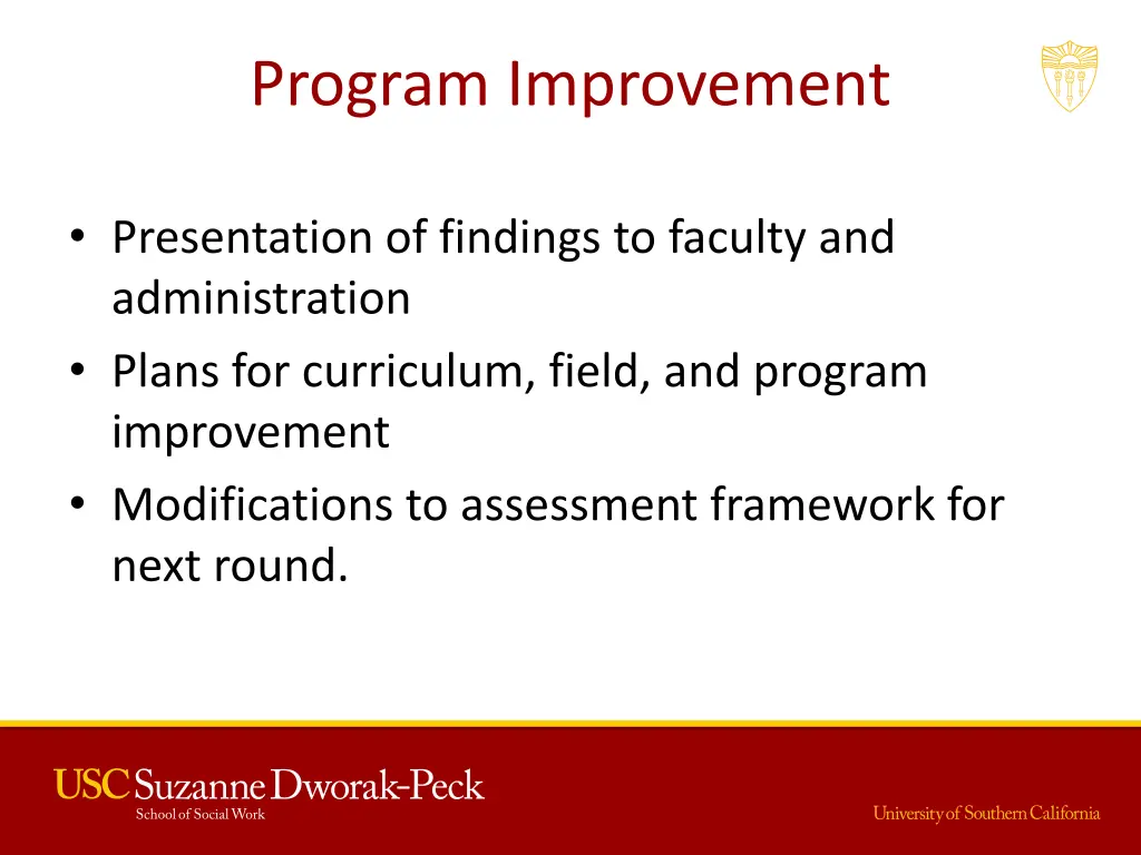 program improvement