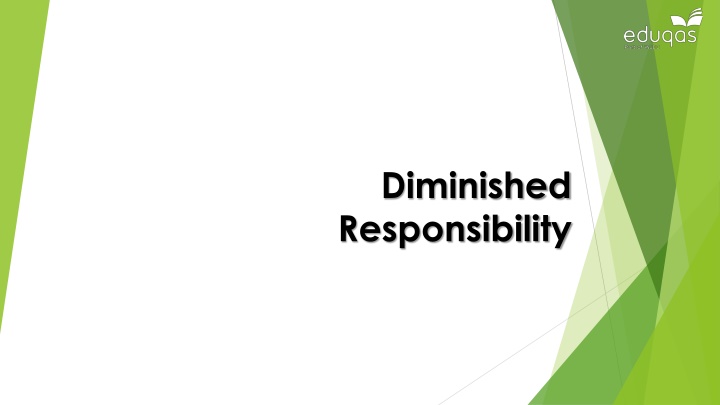 diminished responsibility