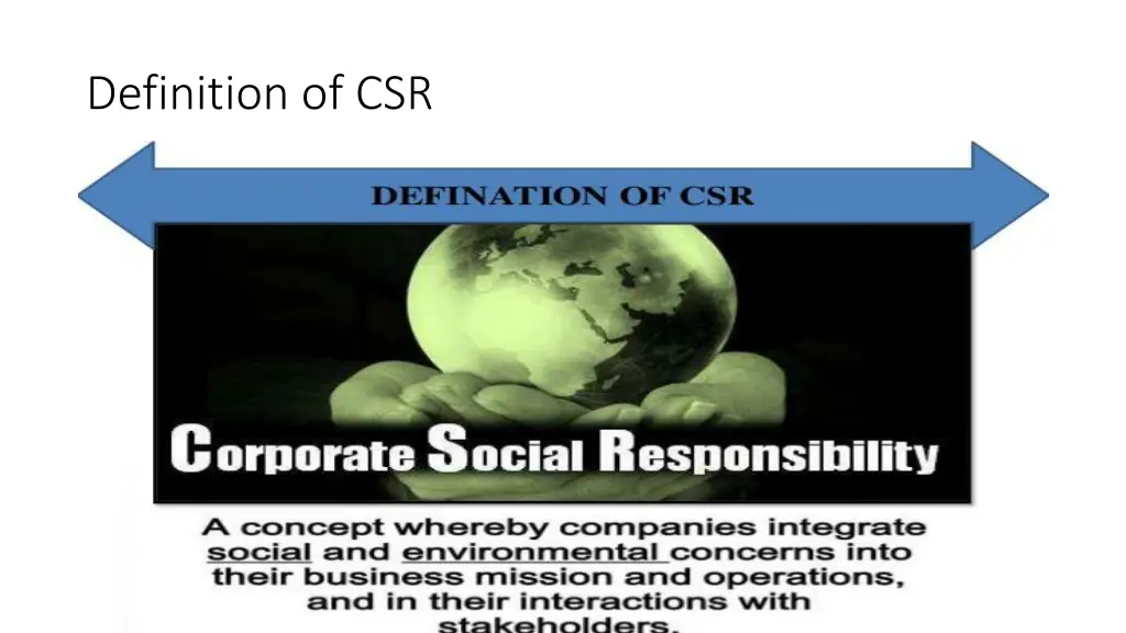 definition of csr