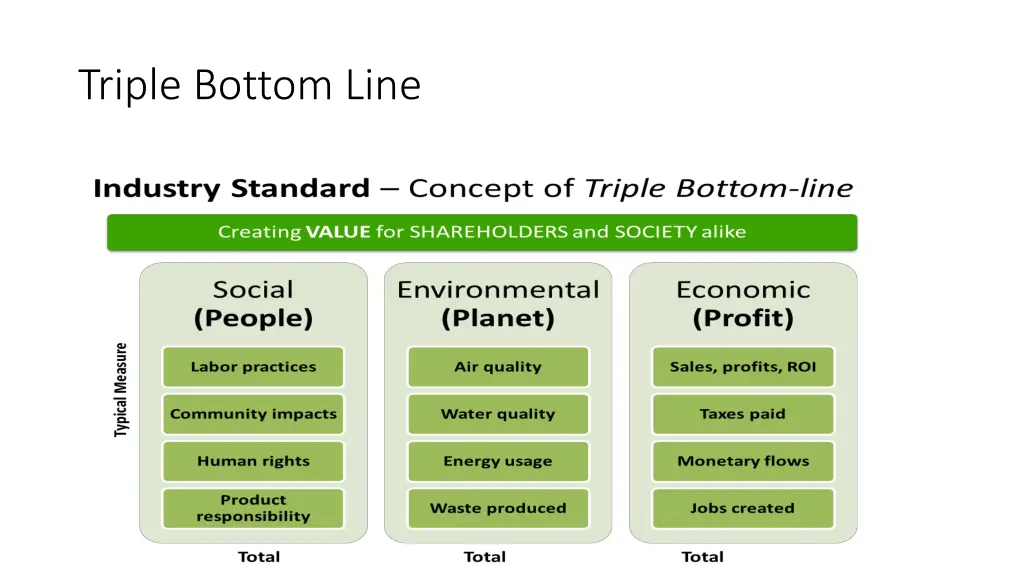 triple bottom line
