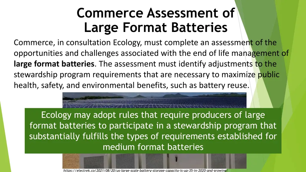 commerce assessment of large format batteries 1