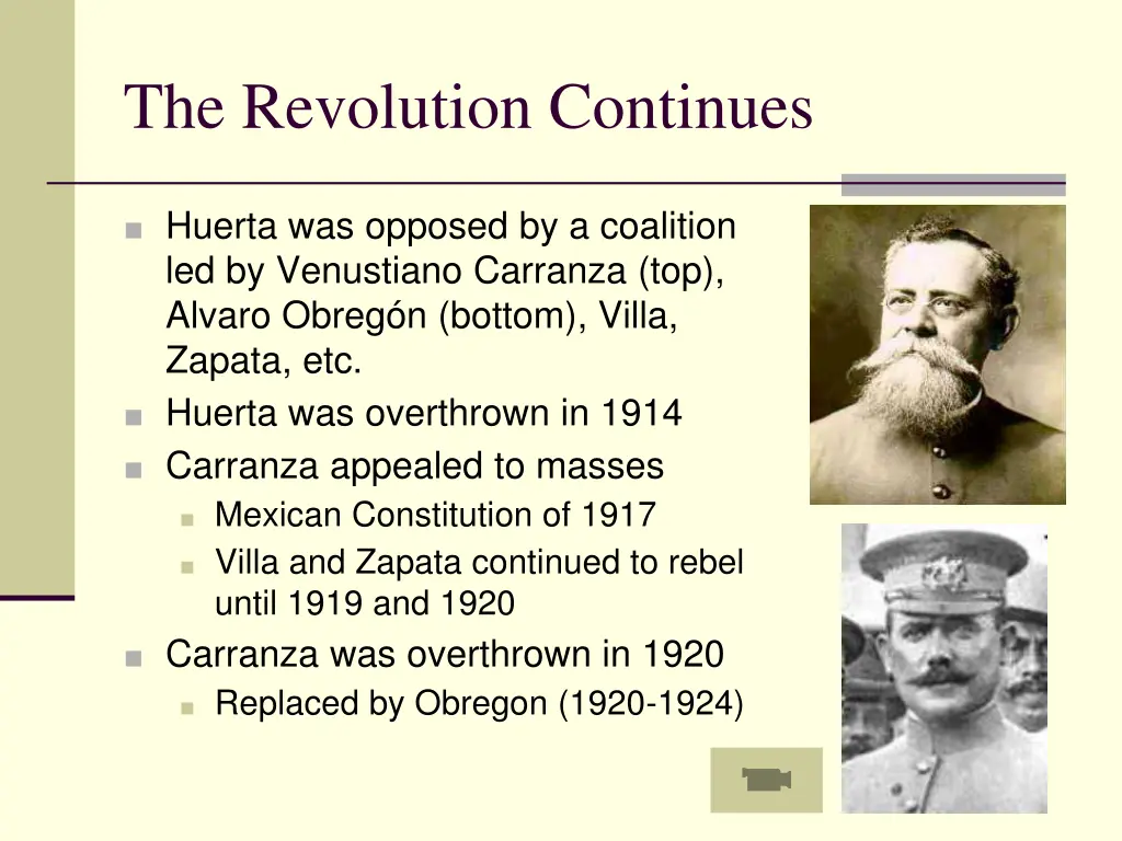 the revolution continues