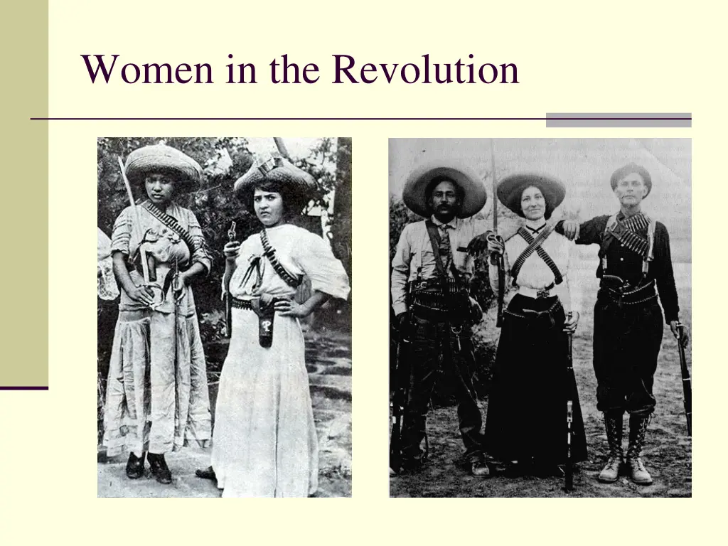 women in the revolution 1