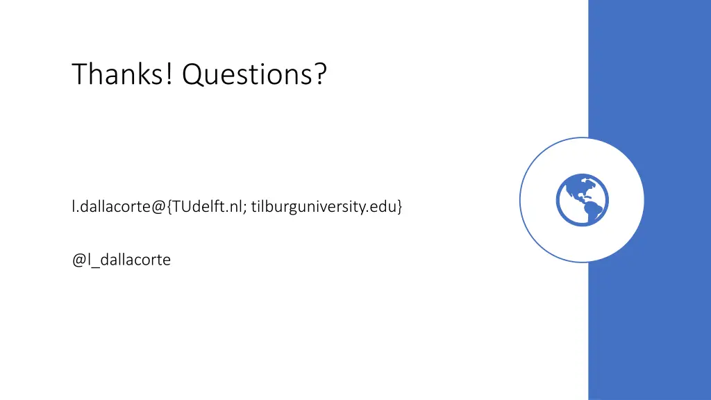 thanks questions