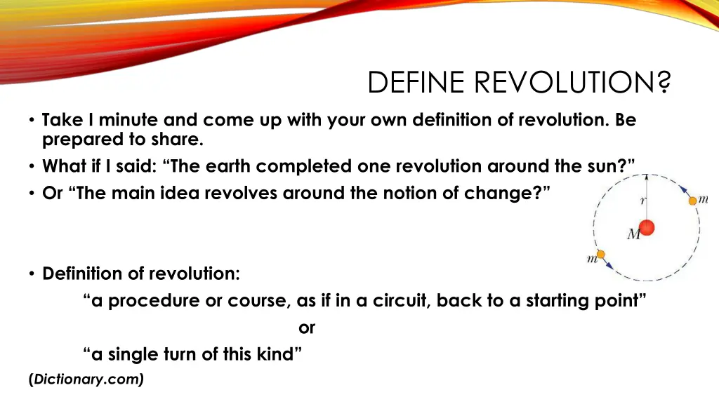 define revolution