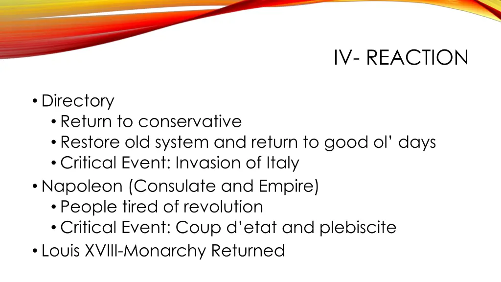 iv reaction