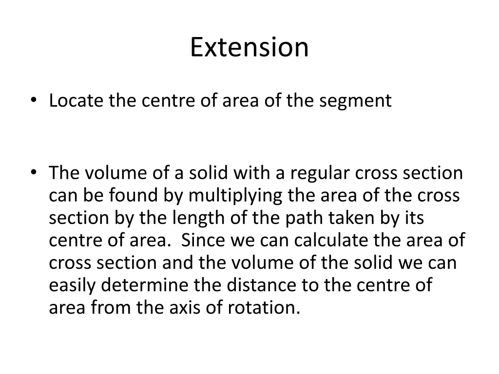 extension