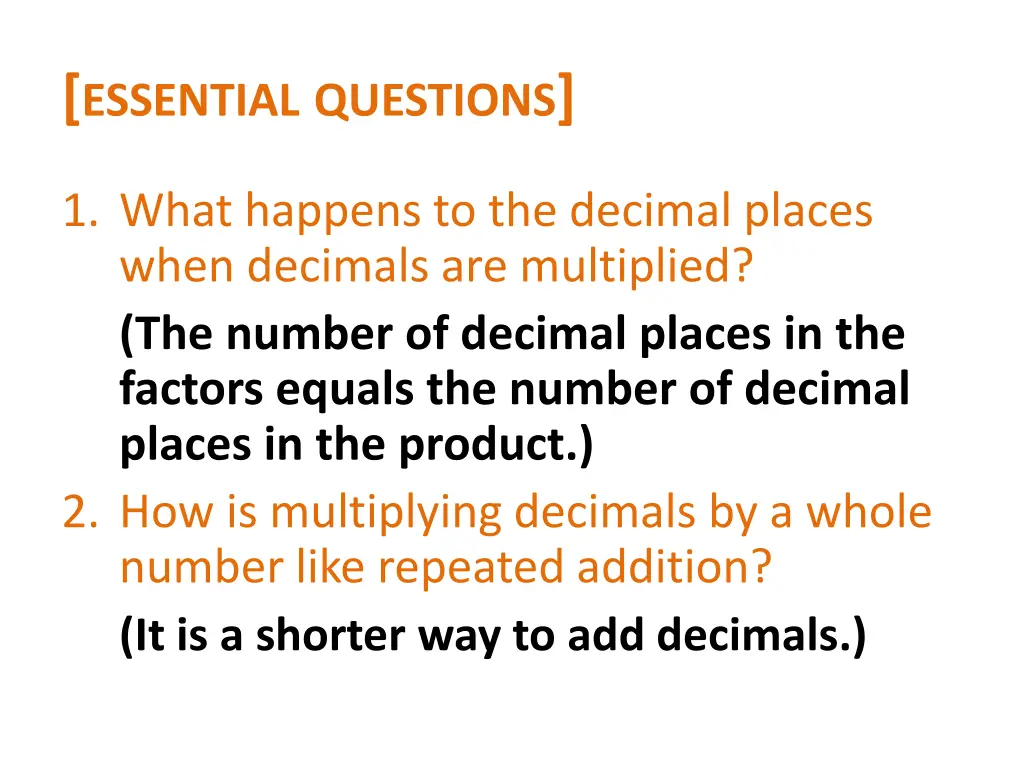 essential questions 1