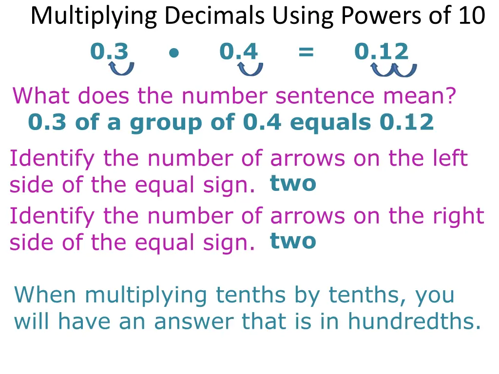 multiplying decimals using powers 3
