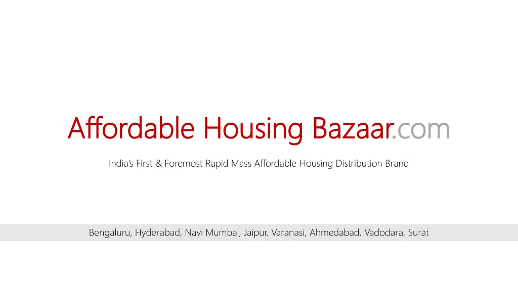 affordable housing bazaar affordable housing