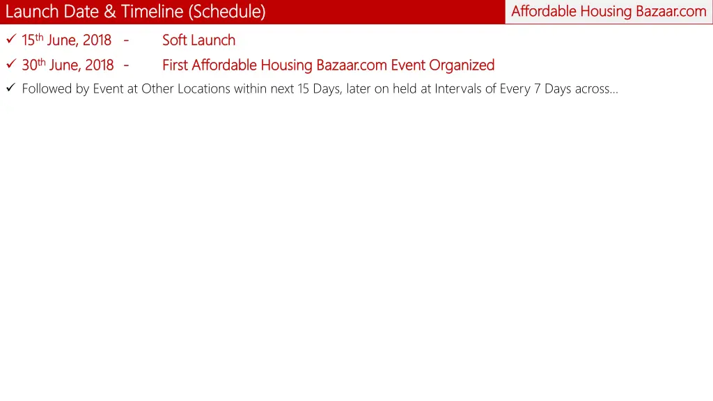launch date timeline schedule launch date