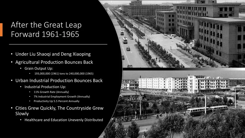after the great leap forward 1961 1965