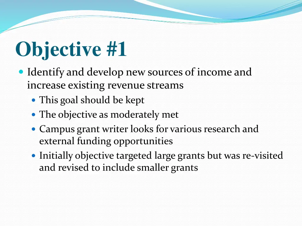 objective 1