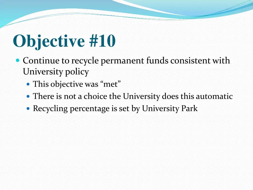 objective 10