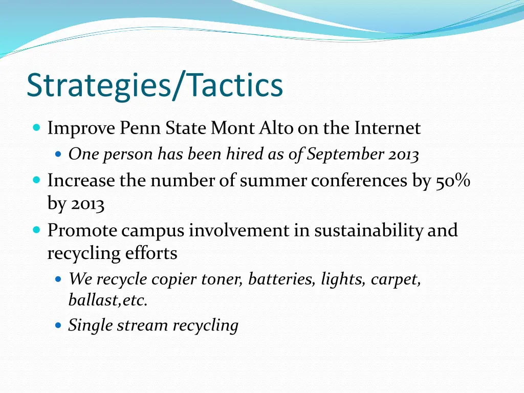 strategies tactics 1